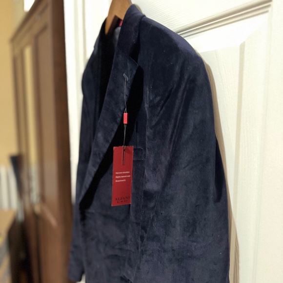 Men's Navy Sport Jacket / Blazer (36S) | Alfani - Picture 3 of 8